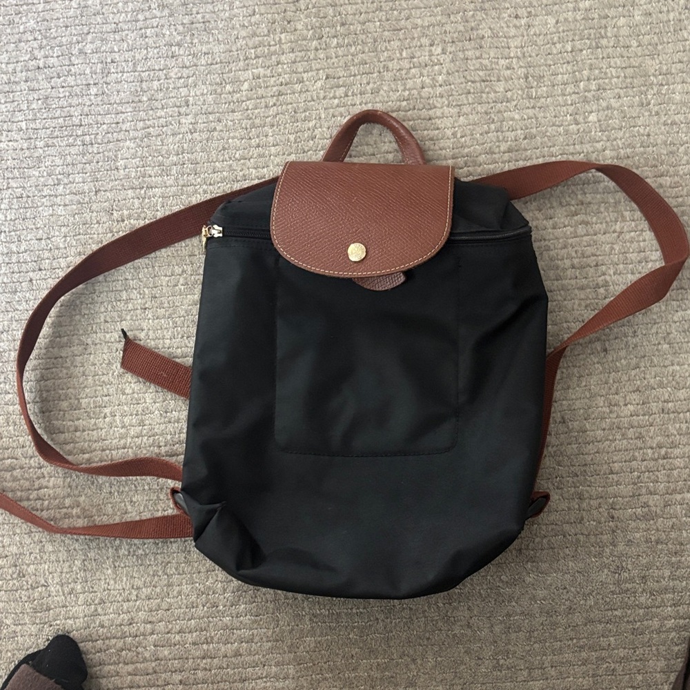 Black and Brown Women's Backpack
